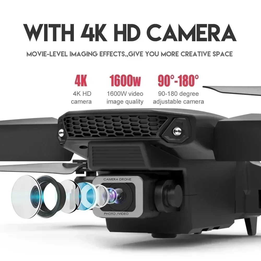 E88 Pro WIFI FPV Drone Grootho - Rc Helicopter Case recensie en prijs