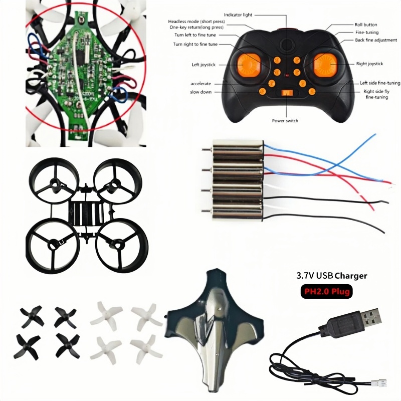 Complete DIY Drone Kit 2.4G 6A - Rc Helicopter Tool Kit recensie en prijs