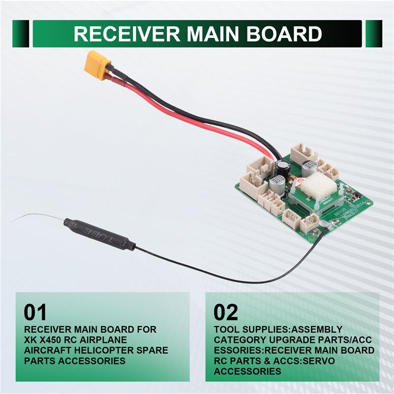 B78B-ontvanger, hoofdprintplaa - Rc Helicopter Servo recensie en prijs
