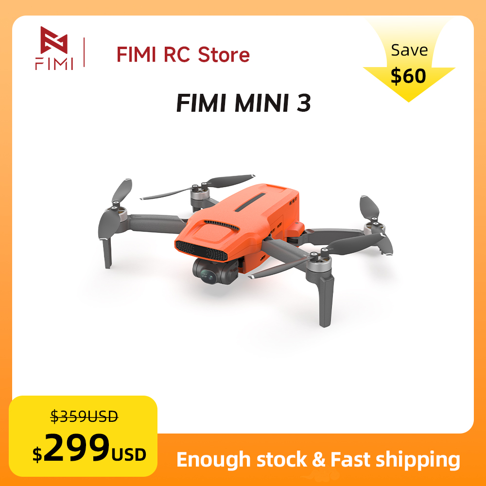 FIMI MINI 3 Camera Drone 4K 60 - Rc Helicopter Case recensie en prijs
